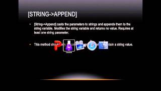 Lasso Programming: [string→append]