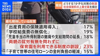 こども家庭庁が本格始動　財源捻出に“社会保険料上乗せ案”も…　JNN世論調査では「保育所制度」に期待の声｜TBS NEWS DIG