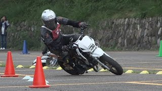 2016 6 26 KPR Moto Gymkhana 優勝 こし 選手 KSR110 heat 2