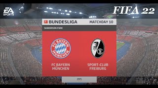 Bayern Munich vs SC Freiburg ⚽️  FIFA 22 | Bundesliga| PS5™ Gameplay in Full HD