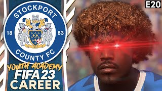 UNLEASHING OUR BEST STRIKER! | FIFA 23 YOUTH ACADEMY CAREER MODE | STOCKPORT (EP 20)