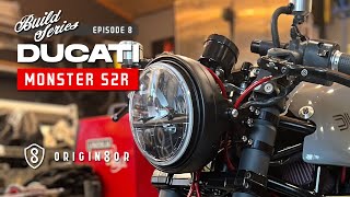 Final build video and Reveal of this CUSTOM 2008 Ducati Monster S2R 1000 - EP 8.