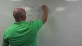 Unit 02: Dimensional Analysis Practice Problems
