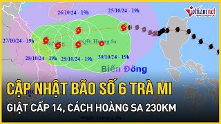 Tin bão mới nhất: Bão di chuyển theo hướng Tây, cách quần đảo Hoàng Sa khoảng 230km | Báo VietNamNet