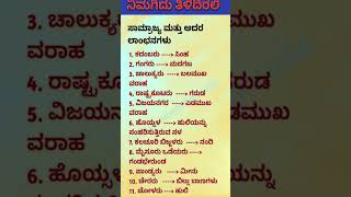 #kannada #knowledgeforlifeinkannada