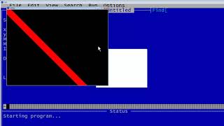 QBasic Tutorial 48 Bouncing Ball Animated game.