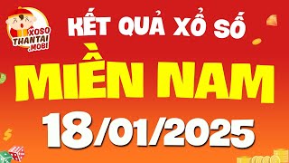 Xổ số Miền Nam hôm nay ngày 18 tháng 1 - XSMN - SXMN - KQXSMN 18/1/2025 - XSMN thứ 7