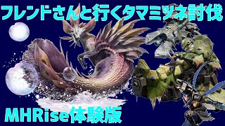 【MHRise】マルチ×ヘビィdeタマミツネ討伐【体験版】