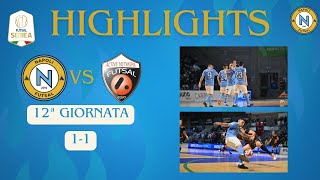 HIGHLIGHTS NAPOLI FUTSAL-ACTIVE NETWORK 1-1: le immagini della sfida #napolifutsal #futsal