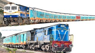 ALCo Vs EMD | Colorfu Humsafar Express | Indian Railways