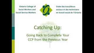 Catching Up: Going Back to Complete Your CCP from the Previous Year