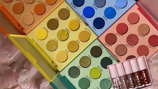 Unboxing the Colourpop Cosmetics Dream Big Rainbow Eyeshadow Palette Vault and 5 Lip Products!😍🤩🔥