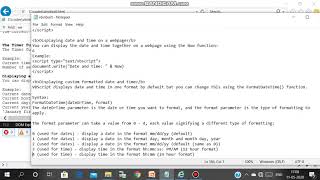 VB Script in built Date and Time Functions