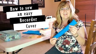 How to sew an easy recorder instrument cover