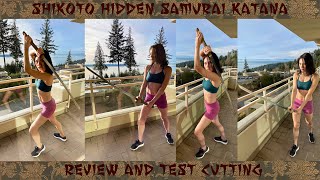 Shikoto Hidden Samurai Katana Review & Test Cutting