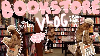 *cozy* fall bookstore vlog 🧸🧺✨☕️ book shopping at barnes & noble + a big book haul!