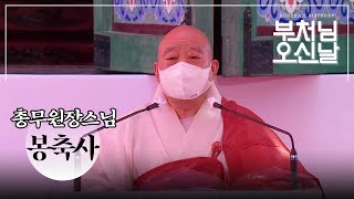 【불기2565년 부처님오신날】 조계종 총무원장 원행스님 봉축사