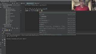 Shabang + Filter +Lambda function python example tutorials