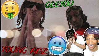 TOO MUCH DRIP✍🏽💧| GEEYOU FT. YOUNG ADZ - PUSH WEIGHT (REACTION)