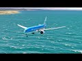 Most Dangerous Plane Landing with amazingly great pilot skills eps 0179