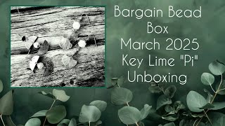 Bargain Bead Box March 2025 Unboxing & Design on the Fly