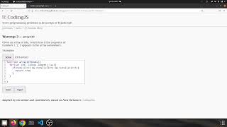 Warmup 2 array123