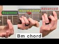 🎸 Easy B minor chord on guitar | How to play a Bm guitar chord easier | lesson tutorial tips easy