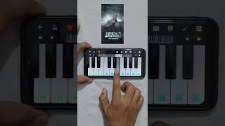 JAWAN 🔥 Theme easy Tutorial |Background music ringtone |#piano #jawan #youtubeshorts #lxmusic.