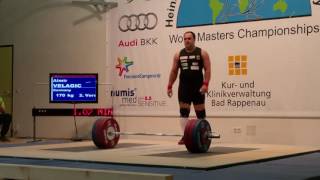 Almir Velagic (GER),  (M35, +105 kg), 170 kg Snatch