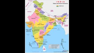 Indian states and its boundaries  ,  PART --1