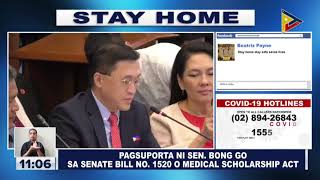 Sen. Bong Go, nanawagang suportahan ang  National Housing and Dev't, Production and Financing Bill