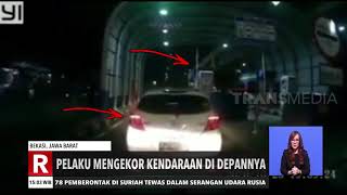 Ulah Pengendara Mobil Terobos Pintu Tol | REDAKSI SORE (27/10/20)