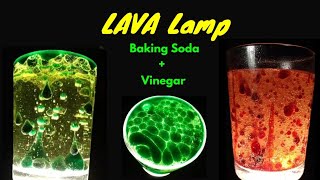 How to make LAVA Lamp: Vinegar + Baking Soda Experiment/ @MREasyMaker