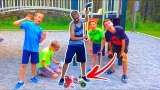 DESTROYING FIDGET SPINNERS!! *INSANE*