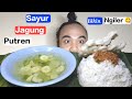 MUKBANG NASI SAYUR BENING JAGUNG MUDA PUTREN TAMBAH SAMBAL DAN KERUPUK @AHMasRI86