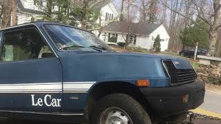 1978 Renault LeCar R5 GTL Deluxe   - Got Her Home, NH to Maine