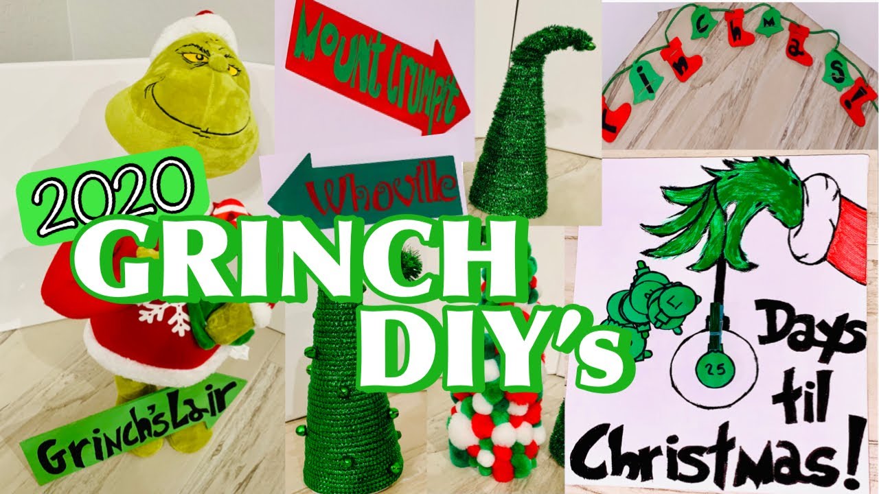 THE GRINCH CHRISTMAS DIY'S / DOLLAR TREE CHRISTMAS DIY’s WHOVILLE TREES ...