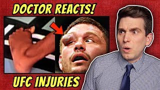 Doctor Reacts to WORST MMA and UFC Injuries of All Time - Part 1