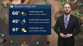 Christmas Eve brings active weather to Southern Nevada, with mostly calm Christmas Day on tap