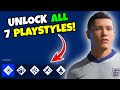 How to Unlock ALL 7 PLAYSTYLES in Lead Your Nation UEFA EURO 2024 🏆 - EA FC 24