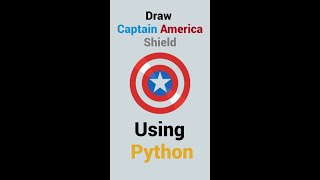 Draw Captain America Shield Using Python