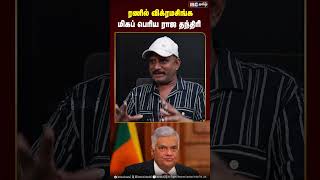 ரணில் விக்ரமசிங்க மிகப் பெரிய ராஜ தந்திரி! #srilanka #ranilwickremesinghe #anurakumaradissanayake