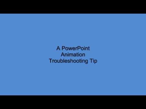 Why Don’t My PowerPoint Animations Play?