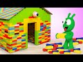 Pea Pea Build a Giant Lego House - Cartoon for kids - PeaPea Wonderland