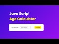 How to Code an Age Calculator with HTML, CSS, & JavaScript | Tutorial for Beginners!