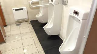 カブセンター 柏店　男性トイレ（青森県・つがる市）　WC Japanese Toilet　Flush