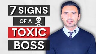 How To Spot A Toxic Boss - Signs Of A Bad Manager