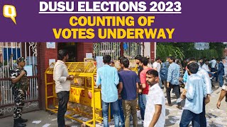 DUSU Elections 2023: Counting underway in Delhi University after 42% voter turnout | The Quint