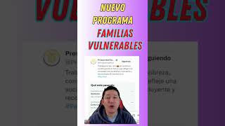 📢 Atención Nuevo programa  ayudas 👇 Hogares vulnerables