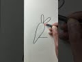How to draw carrot with number 2